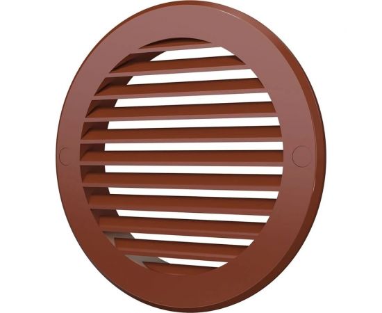 Решетка наружная вентиляционная круглая 12РКН (161 мм; с фланцем 125 мм; ASA; терракотовая) ERA 88-055 – изображение 4