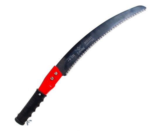 Пила с изогнутым полотном, трубчатая ручка, крепление телескопическое, удлинненная SAMURAI P-GC330-LH – изображение 3