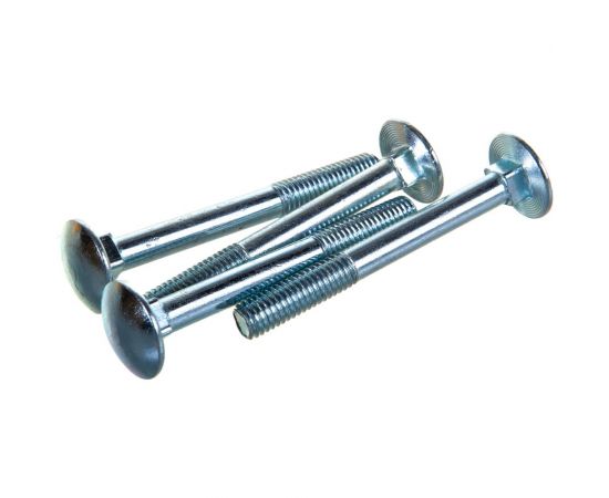 Мебельный болт Element DIN 603 8x70 белый цинк 15 шт 102790 – изображение 6