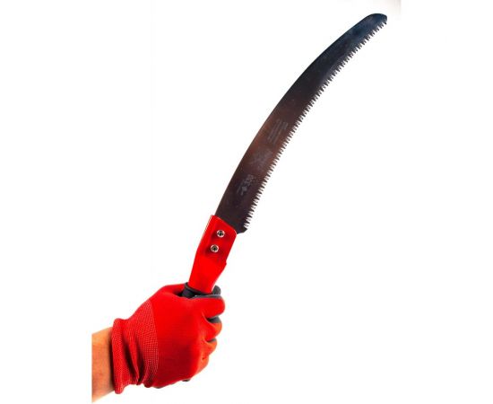 Пила с изогнутым полотном, трубчатая ручка, крепление телескопическое, удлинненная SAMURAI P-GC330-LH – изображение 2