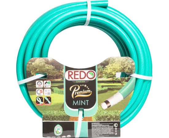 Поливочный армированный шланг REDO Premium Mint пятислойный, 1/2"", 25 м 611225 – изображение 3
