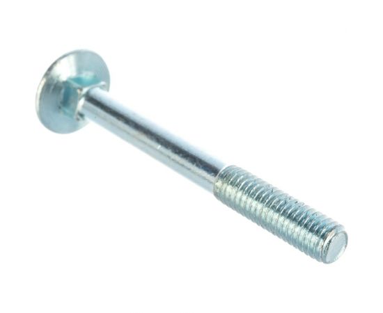 Мебельный болт Element DIN 603 8x70 белый цинк 15 шт 102790 – изображение 5