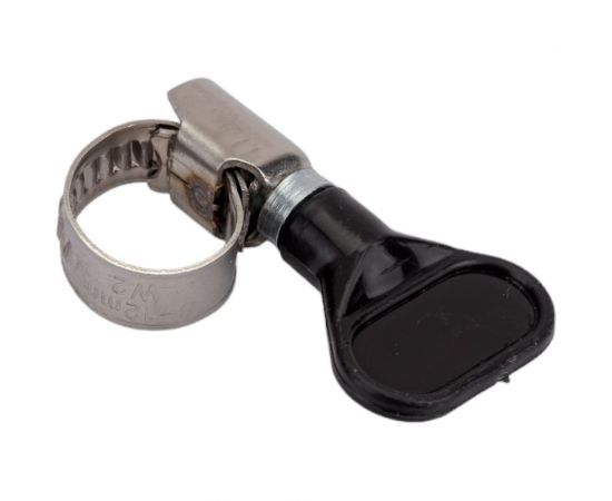 Червячный хомут с бабочкой СВК нержавеющий, w2/9 мм, 8 - 12 мм SVK-HW2012 – изображение 2