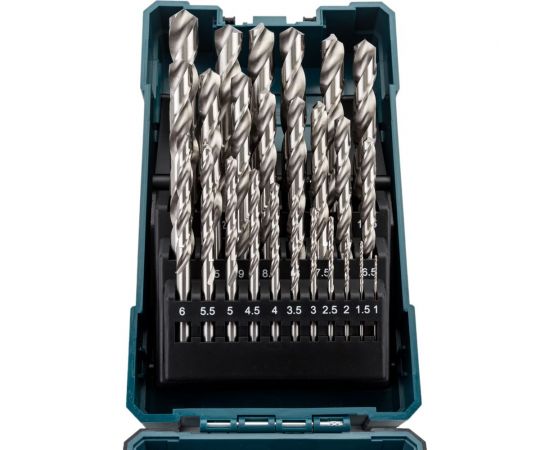 Набор сверл по металлу HSS-G (25 шт; 1-13 мм) Makita D-50756 – изображение 2