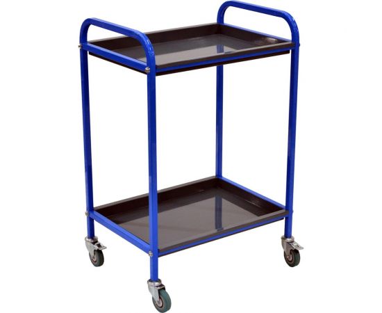 Тележка для инструментов Zatesov две полки, открытая TT-02-BLUE 