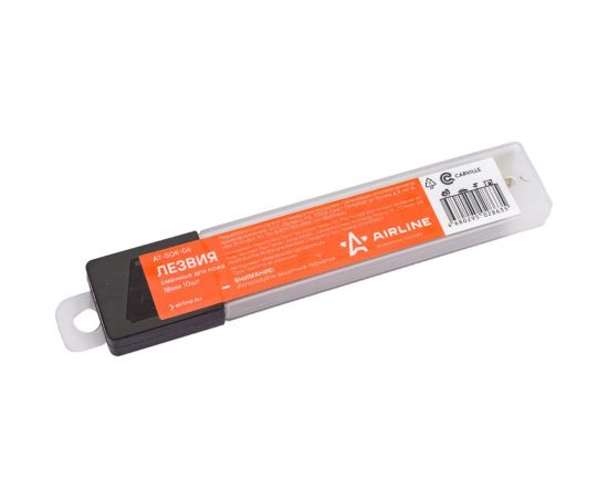 Лезвия сменные (10 шт; 18 мм) для ножа Airline AT-SOK-06 