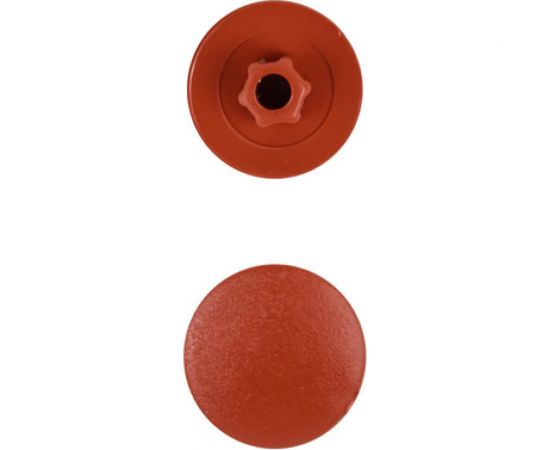 Заглушка под конфирмат ВИРТУОЗ красный кирпич, 50 шт. 43375 