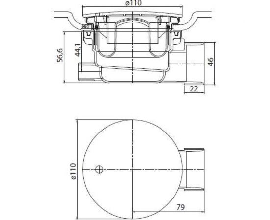 Сифон для душевого поддона Aquatek st-0000088 00000124579 – изображение 2