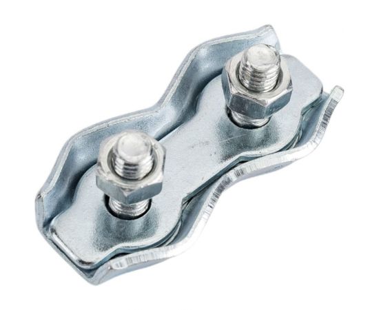 Канатный зажим КРЕП-КОМП двойной Duplex 4мм 5шт зд4мф – изображение 4