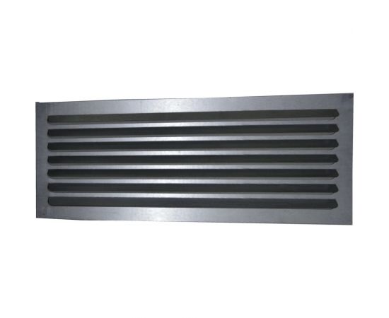Решетка жалюзийная накладная из листовой оцинкованной стали с наружными жалюзи 320x835 мм ООО Вентмаркет RG000152 