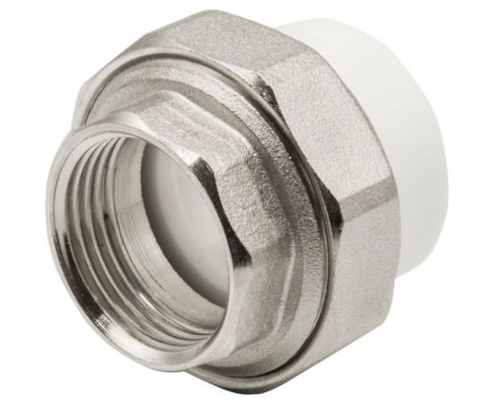 Комбинированная муфта VRT разъемная, внутренняя, 32х1"", EVER plast, белый 515102 