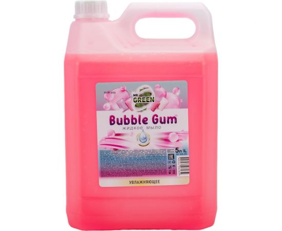 Увлажняющее жидкое мыло MR.GREEN Bubble Gum 5 л ПНД 72305 