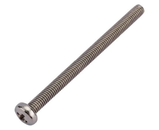 Винт КРЕП-КОМП полуцилиндрическая головка, нержавейка А2, DIN 7985, 3х40 100 шт. вцн340мф – изображение 4