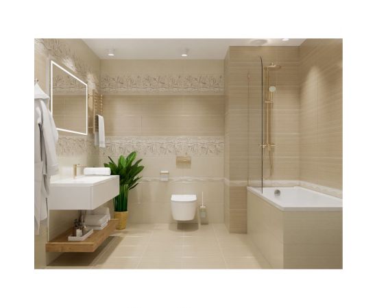 Плитка Azori Ceramica Romanico crema, 31.5x63 см 508791201 – изображение 2