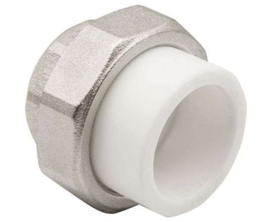 Комбинированная муфта VRT разъемная, внутренняя, 32х1"", EVER plast, белый 515102 – изображение 4