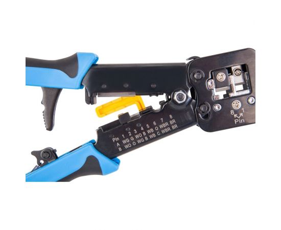 Кримпер TWIST LY-T022 для коннекторов со сквозным отверстием 8P8C/6P6C/4P4C TWCSTM1-HT-268ER – изображение 3