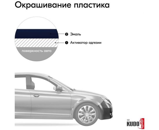 Автомобильная ремонтная эмаль KUDO "Темно-синий 456" 520 мл 4030 11604981 – изображение 4