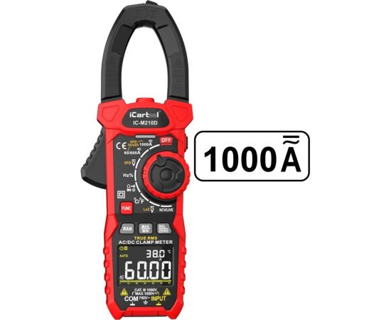 Токовые клещи iCarTool IC-M210D 