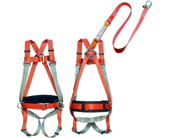 Страховочная система стропом ПРОГРЕСС СЕФЕТИ из ленты с амортизатором УС 2 аАЖ 