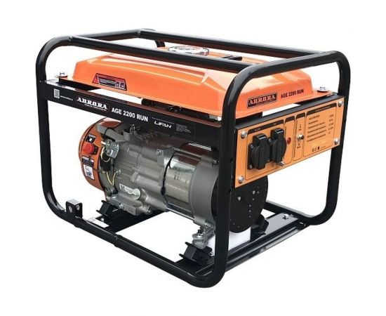Генератор Aurora AGE 2200 RUN 2.2 кВт, 230 В, бензин, увеличенный бак 9л 34113 