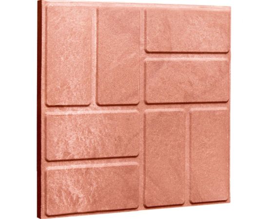 Тротуарная ППК плитка Neoкомпозит Универсальная ""8 кирпичей"", 250x250x20 мм, (кв. м/16 шт.) красный, комплект 16 шт. ПТУн-20 8К Т16 – изображение 4