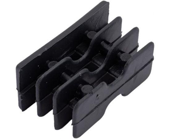 Внутренняя заглушка для трубы Tech-Krep 20x40 мм, черный пластик, 4 шт. пакет 150031 – изображение 5