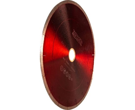 Диск алмазный сплошная кромка с микропазом G/L J-slot по граниту 250D-1.6T-7.5W-25.4/32 MESSER 01-24-250 – изображение 3