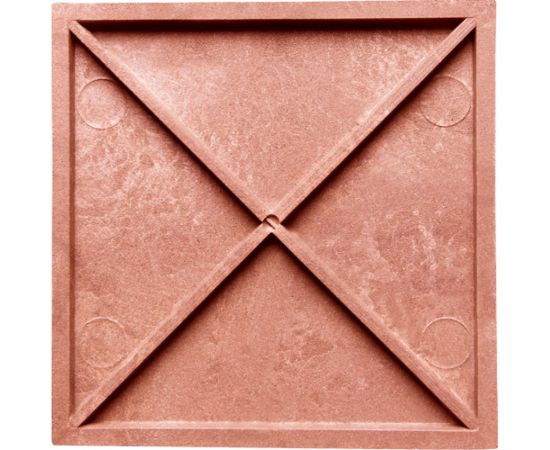 Тротуарная ППК плитка Neoкомпозит Универсальная ""8 кирпичей"", 250x250x20 мм, (кв. м/16 шт.) красный, комплект 16 шт. ПТУн-20 8К Т16 – изображение 2