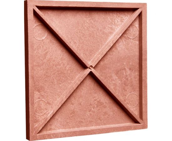 Тротуарная ППК плитка Neoкомпозит Универсальная ""8 кирпичей"", 250x250x20 мм, (кв. м/16 шт.) красный, комплект 16 шт. ПТУн-20 8К Т16 – изображение 6