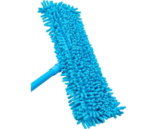 Швабра для пола PERFECTO LINEA Solid с насадкой из шенилла, голубая 43-492032 – изображение 2
