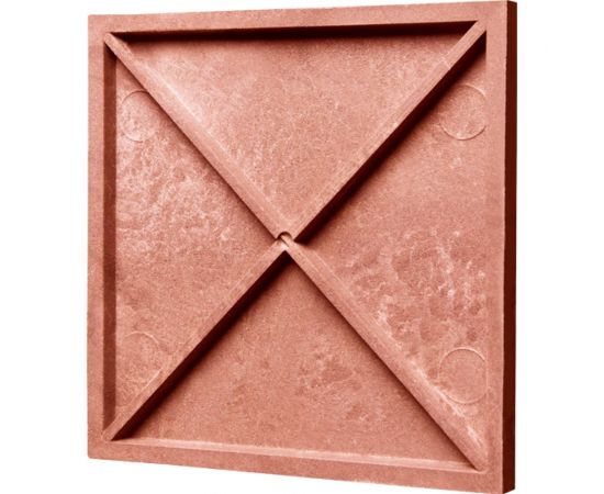 Тротуарная ППК плитка Neoкомпозит Универсальная ""8 кирпичей"", 250x250x20 мм, (кв. м/16 шт.) красный, комплект 16 шт. ПТУн-20 8К Т16 – изображение 5