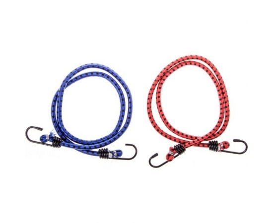 Резинка для крепления багажа SKYWAY 2 шт., крючки металл S06001002 