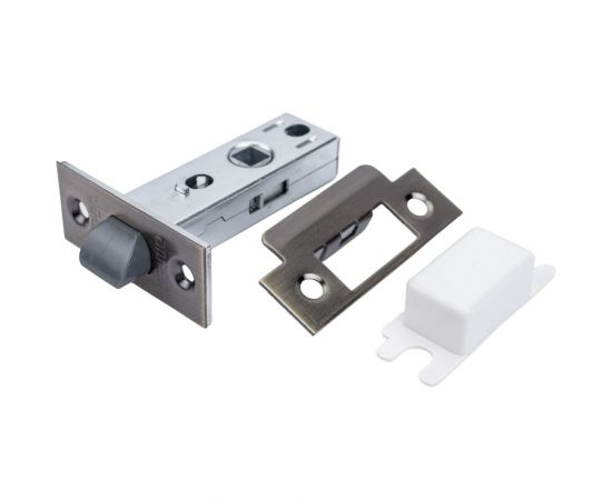 Защелка Аллюр L45-8-P AB (старая бронза; пластик; торцевая планка 25 мм; без ручек) 12327 