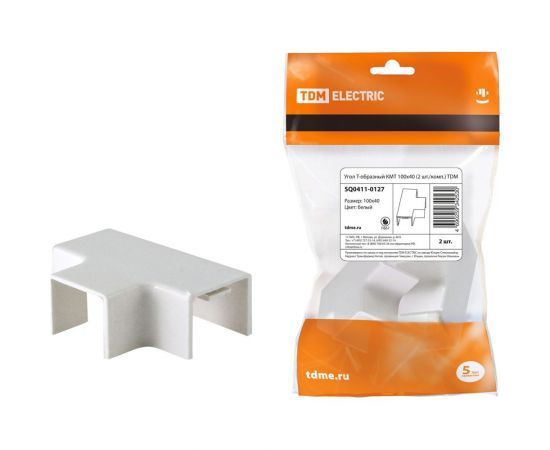 Т-образный угол TDM КМТ 100х40 (2 шт./комп.) SQ0411-0127 