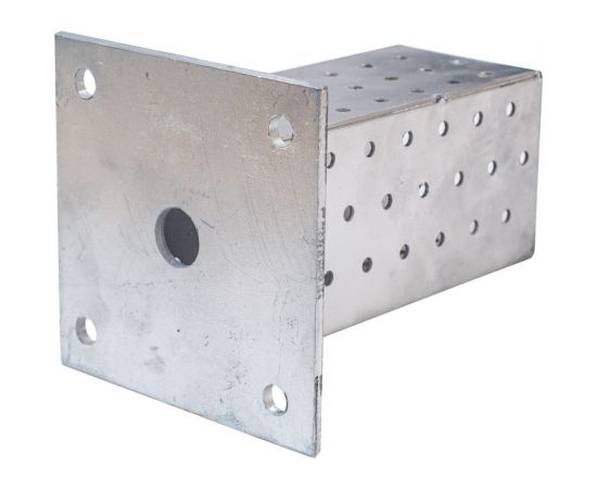 Держатель столба 100х150 мм площадка 150х150х4 мм КРЕПКО-НАКРЕПКО 00080 – изображение 3