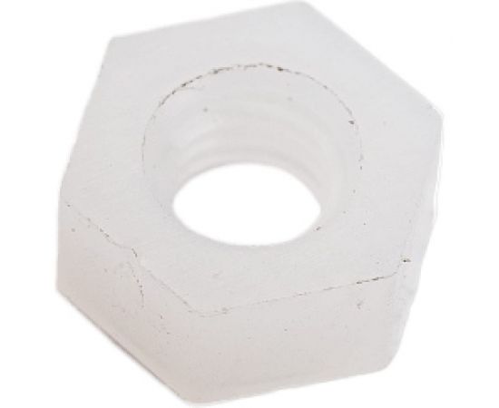 Шестигранная полиамидная (пластиковая) гайка DINFIX DIN 555, М3, 250 шт. 00-00001749 – изображение 3