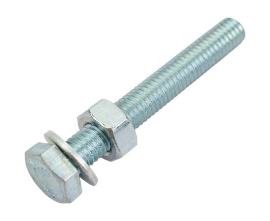 Болт с ш/г крепежная техника набор, полная резьба, din 933, 6x45, 10 шт. 17840 – изображение 3