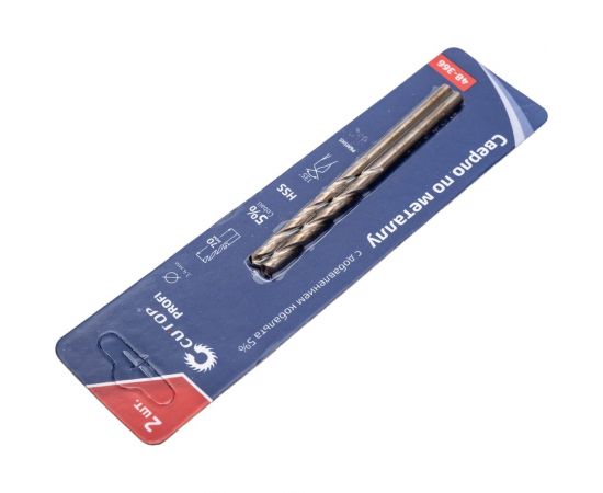 Сверло по металлу с кобальтом (2 шт; 3.4х39х70 мм) CUTOP 48-366 – изображение 4