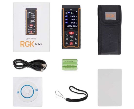 Лазерный дальномер RGK d120 с поверкой 755672 – изображение 6