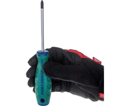 Стержневая крестовая отвертка Jonnesway D71P2100 ANTI-SLIP GRIP, PH2x100 мм 49951 – изображение 10