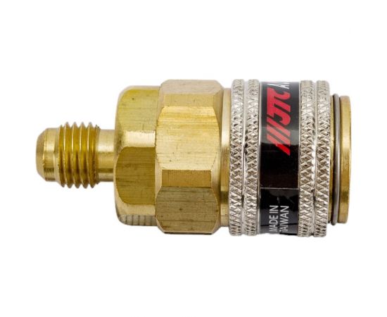 Набор адаптеров быстросъемных к заправочной станции R-134a 2 предмета JTC-1137 – изображение 4