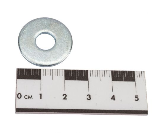 Шайба МЕТАЛЛСЕРВИС М8 DIN 9021 увеличенная, цинк, 130 шт. 1240227 – изображение 2