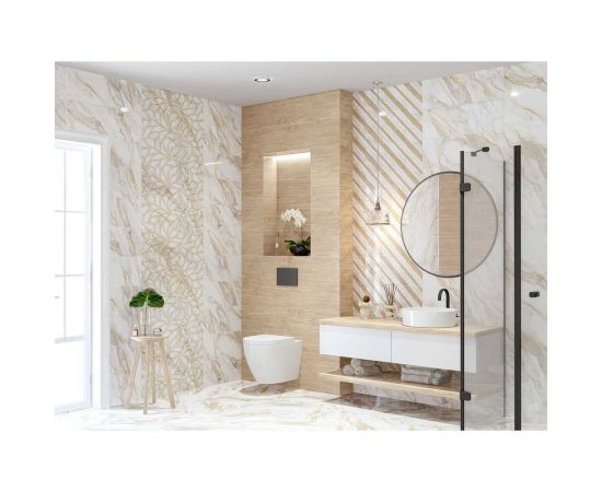 Настенная плитка Eletto Ceramica calacatta oro 24,2x70 см 507881201 – изображение 7