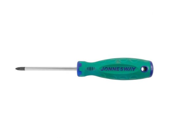 Стержневая крестовая отвертка Jonnesway D71P2100 ANTI-SLIP GRIP, PH2x100 мм 49951 – изображение 5