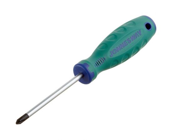 Стержневая крестовая отвертка Jonnesway D71P2100 ANTI-SLIP GRIP, PH2x100 мм 49951 – изображение 4