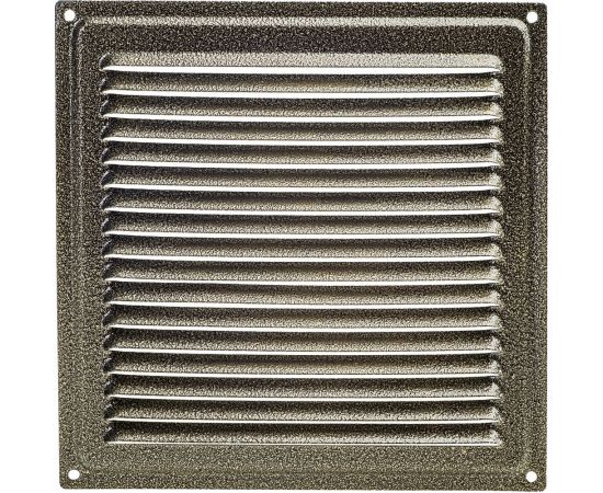 Решётка металлическая с сеткой (175 x 175 мм; бронзовая) Эвент ВРС 