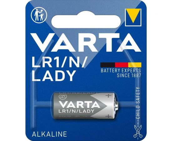 Батарейка Varta ELECTRONICS LR1 N BL1 Alkaline 1.5V (4001) 04001101401 