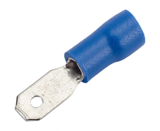 Изолированная клемма "папа" Nord-Yada 4.8мм 1.5-2.5кв.мм (синяя) 906336 