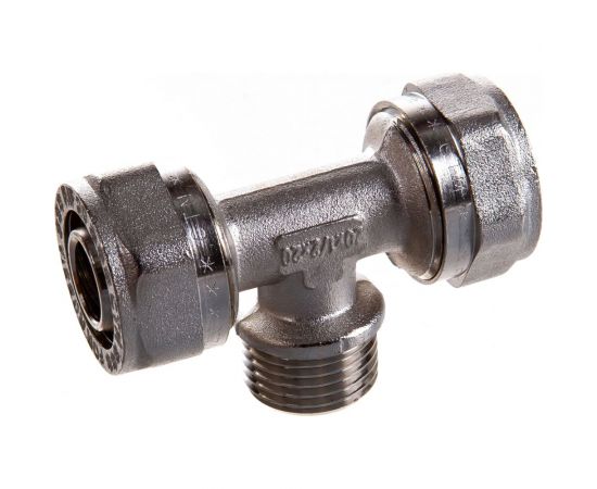 Тройник СТМ наружняя резьба, 20х1/2х20 CTM02012 