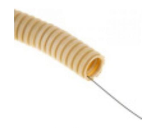 Легкая гофротруба ПВХ Урал ПАК с протяжкой под светлое дерево-20 мм (25), м ГФ-8104120-025 